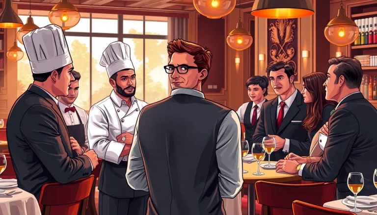 Headhunter Gastronomie expertly engages with a diverse team of culinary professionals.