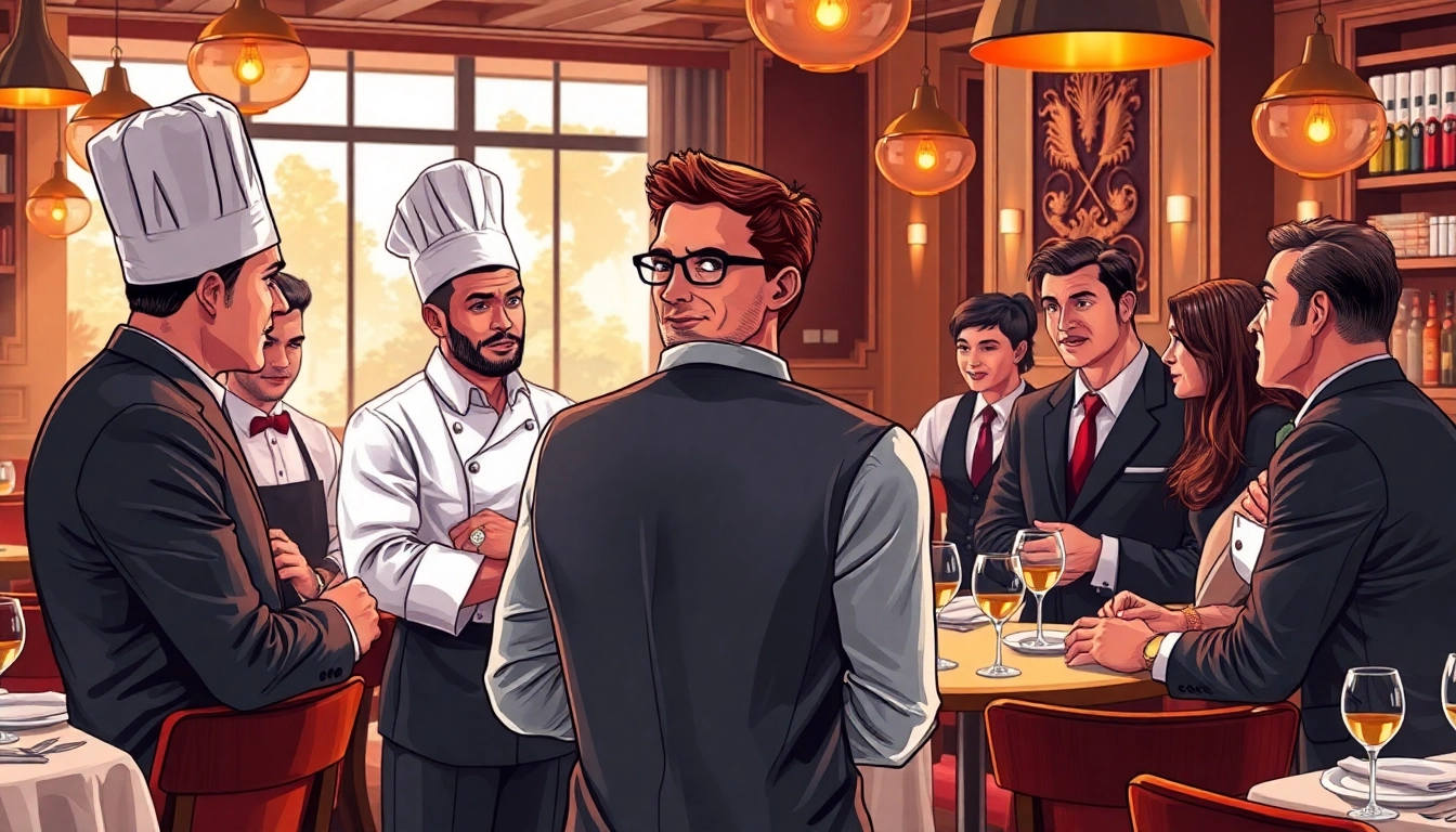 Headhunter Gastronomie expertly engages with a diverse team of culinary professionals.