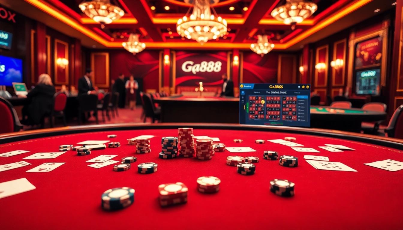 Experience high-stakes action at Ga888 with vibrant casino games and online betting excitement.