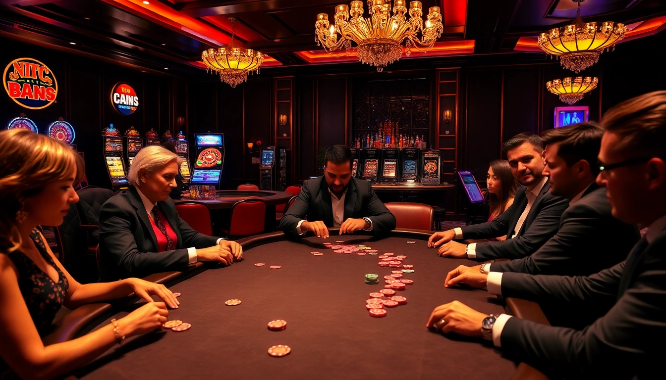 Exciting scene at the hit club poker table with players engaged in thrilling gameplay.