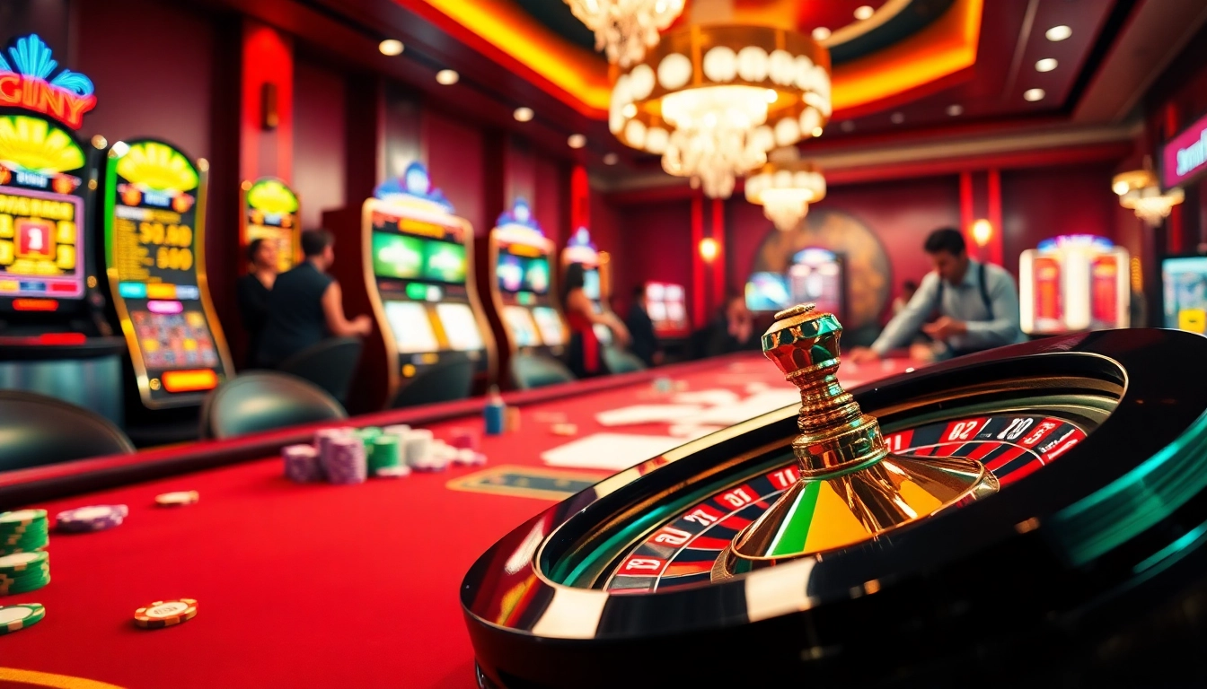 Experience the luxury of fun79 with thrilling casino gameplay featuring poker chips and roulette.