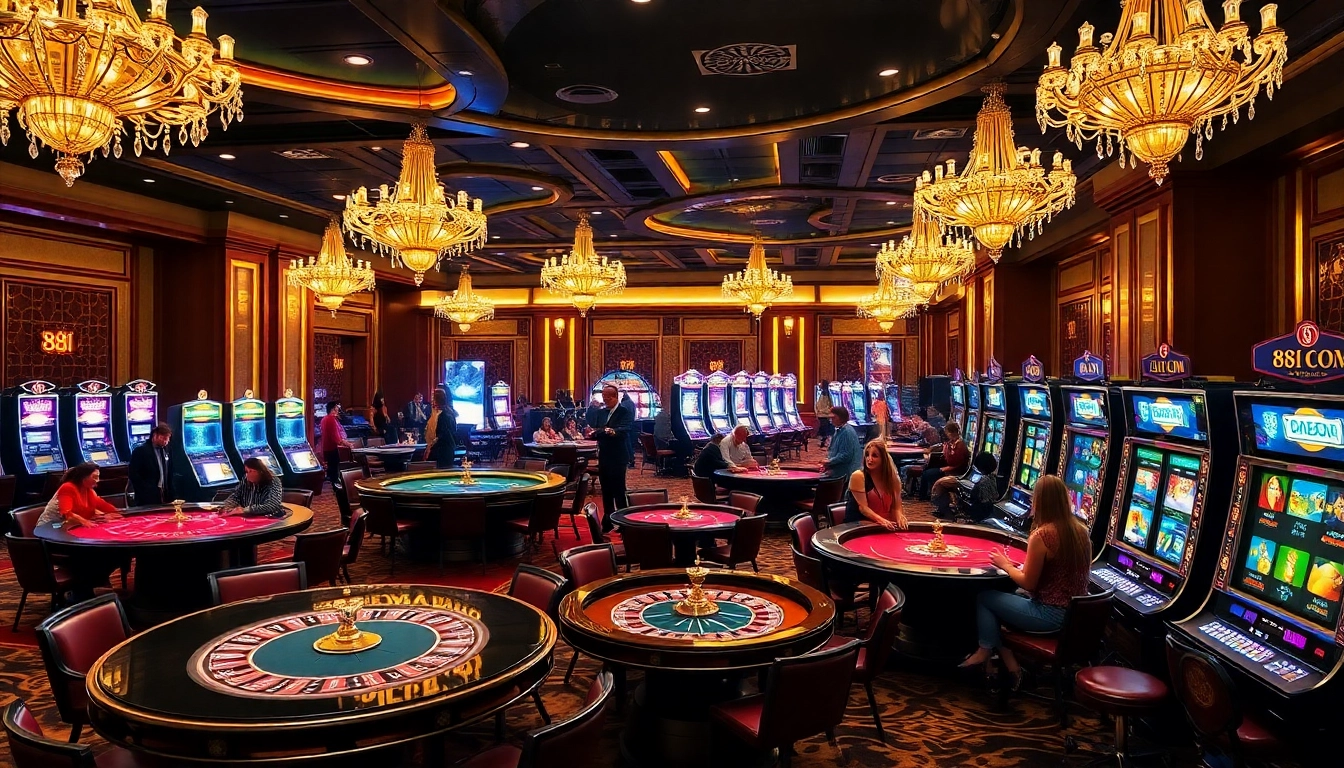 Betting excitement in a vibrant casino scene inspired by 88i com.
