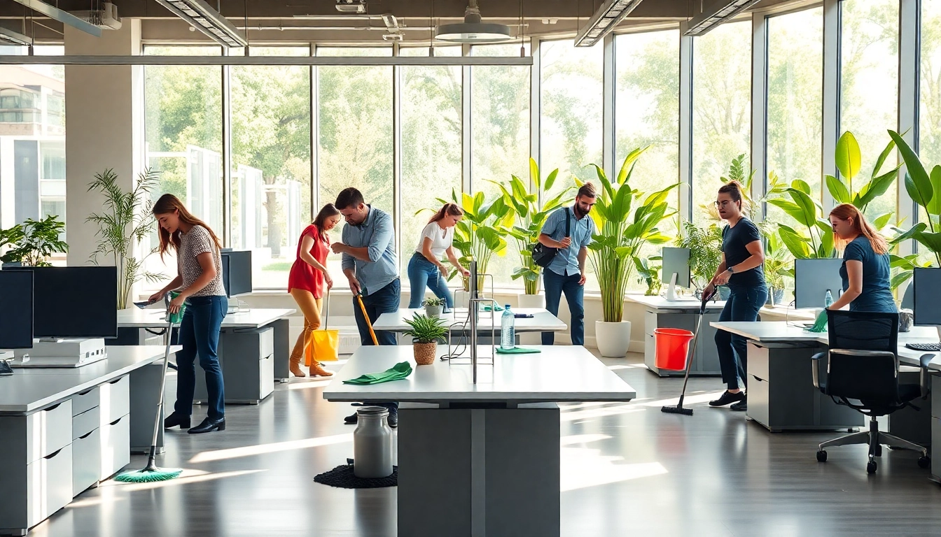 Büroreinigung Berlin: Expert cleaning team providing professional office cleaning services in Berlin.