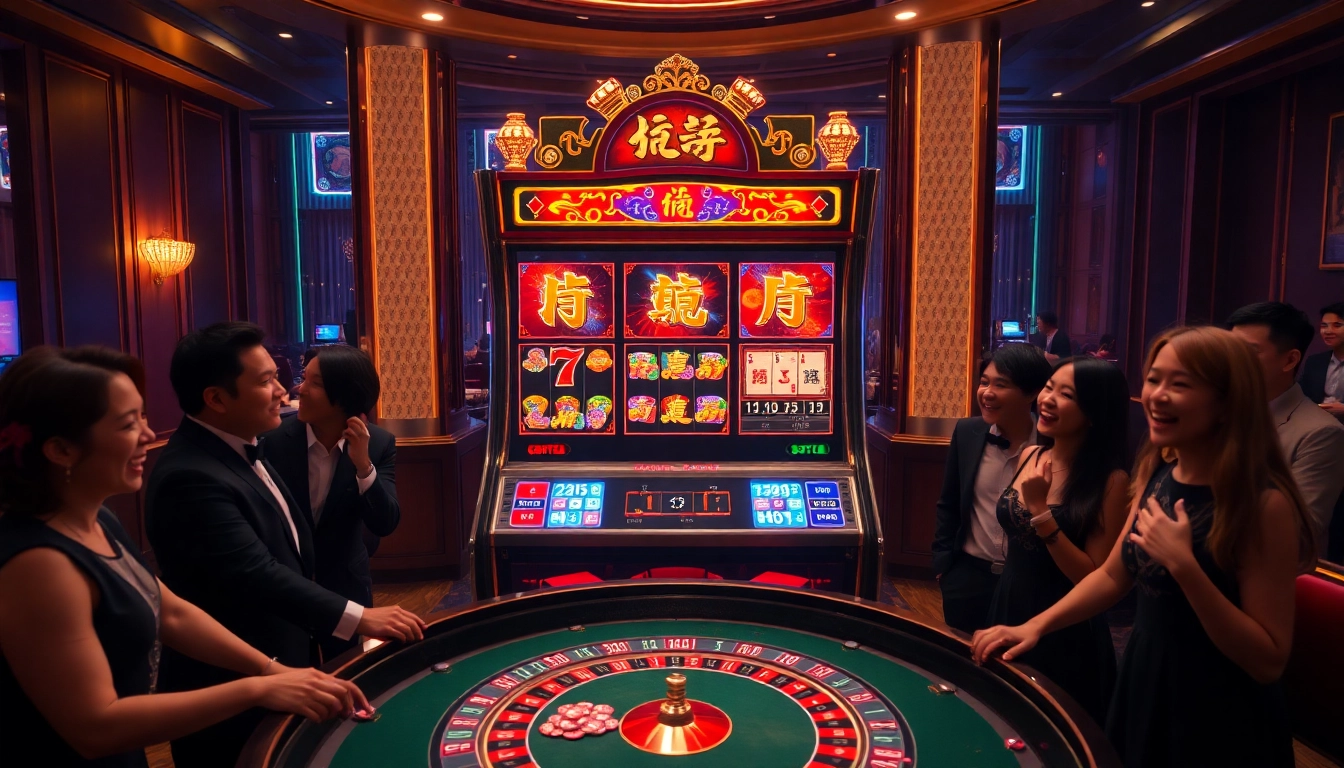 Experience the thrill of nổ hũ with vibrant slot machines and exciting casino action.