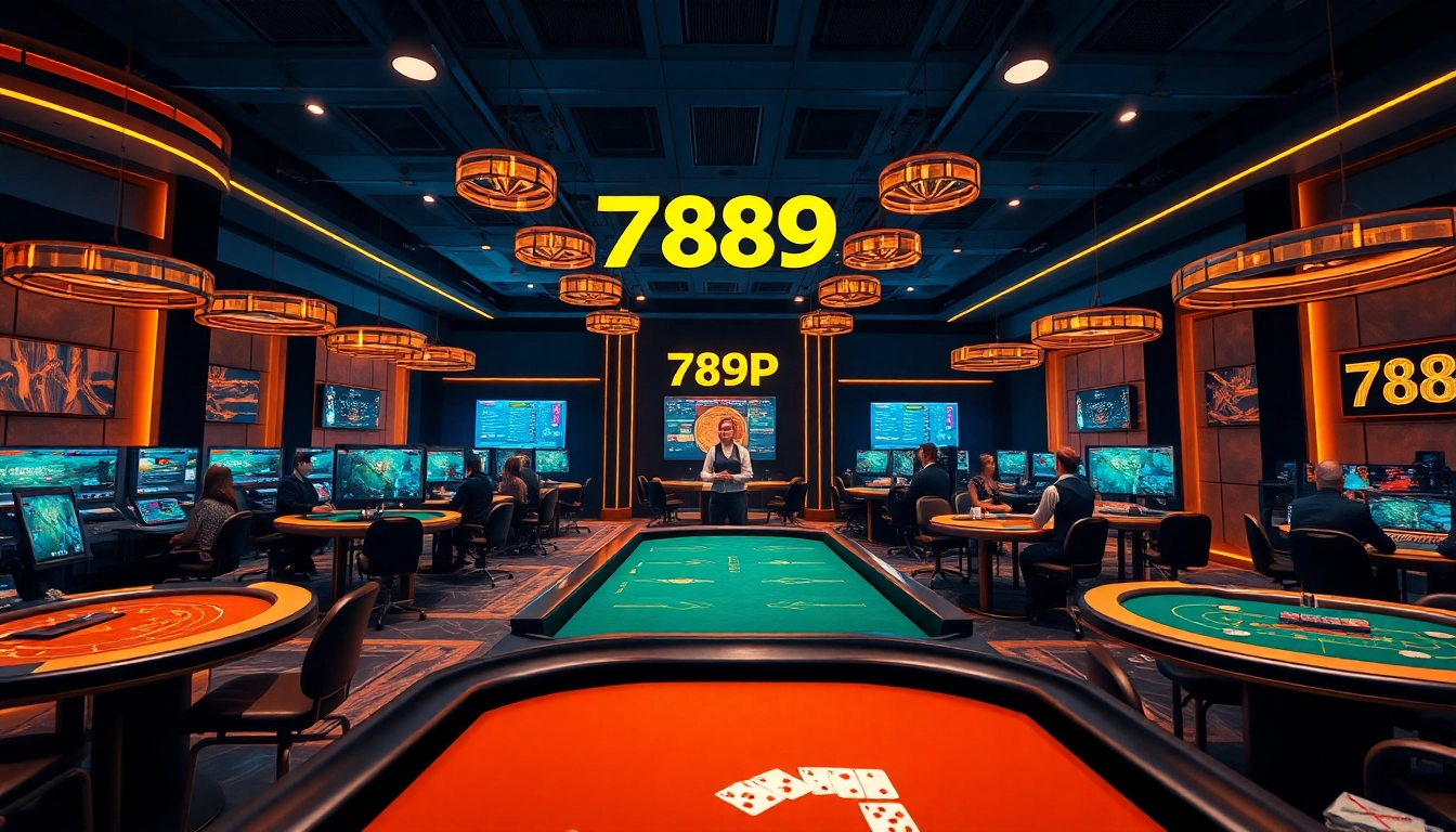 Engaging scene of 789P trang chủ with vibrant online gaming atmosphere.