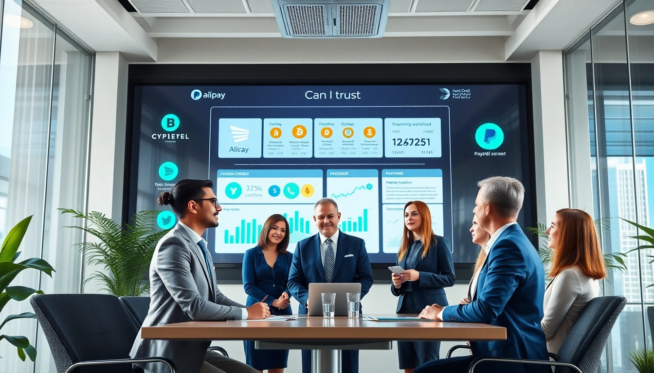 Kann ich unterschiedlichen Fachleuten vertrauen, die Kryptowährungs-Zahlungsmethoden in einem modernen Büro erkunden?