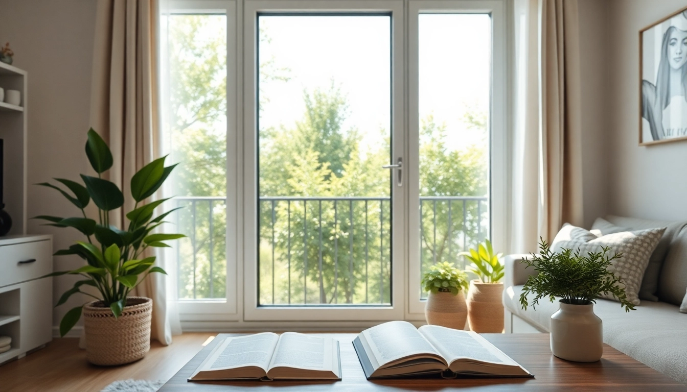 Der balkontüre insektenschutz optimiert Ihr Zuhause und schützt vor Insekten, sichtbar vor einem hellen Raum.