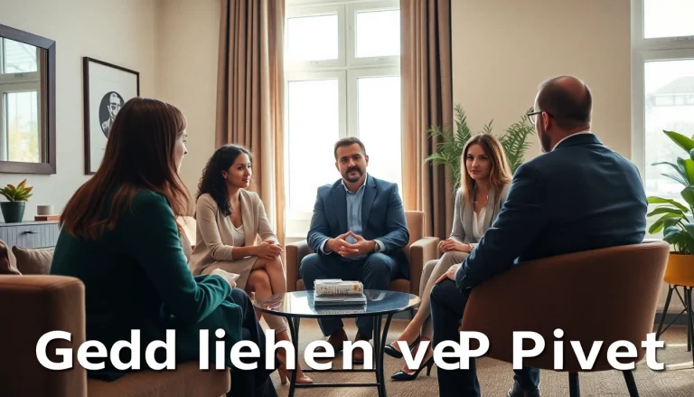 Beratung über Geld leihen von Privat in einer einladenden Büroumgebung mit fachkundigen Beratern.