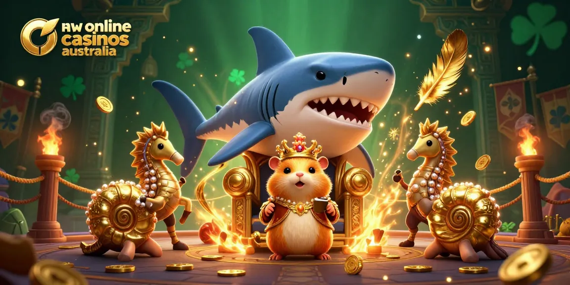 Experience thrilling action at new online casinos Australia with a fierce hamster king and dynamic gambling elements.